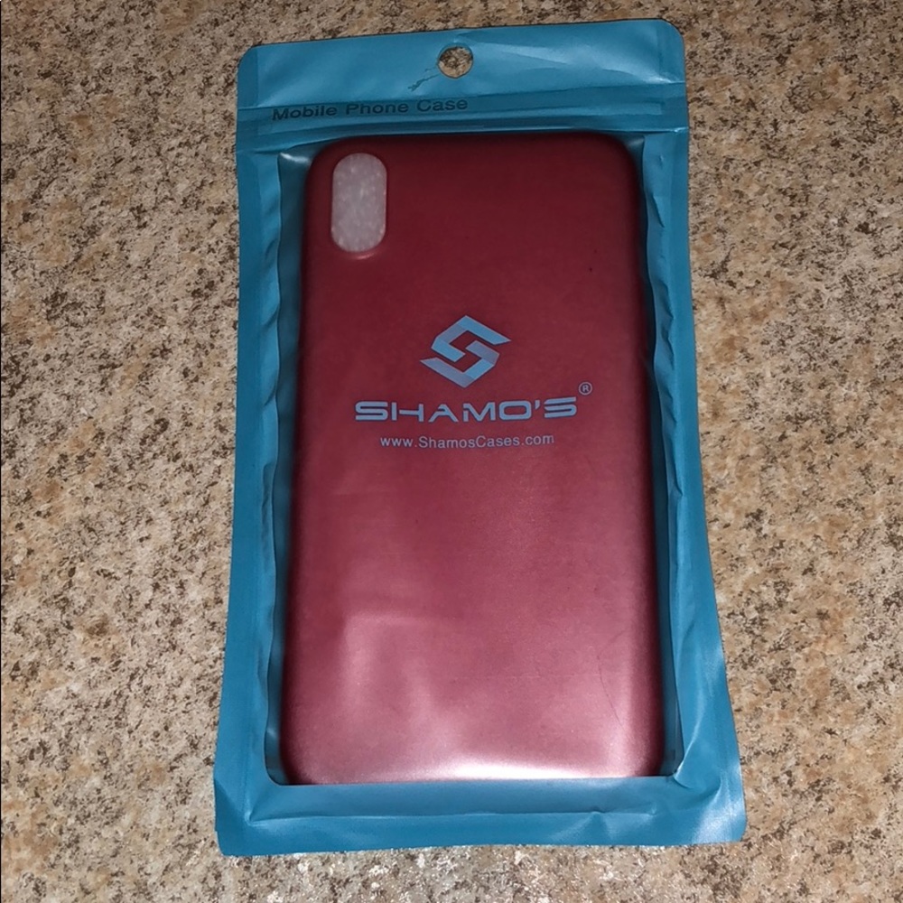 iPhone X red phone case super thin